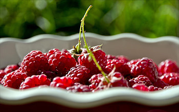 Fruits, Food, Raspberry HD wallpaper