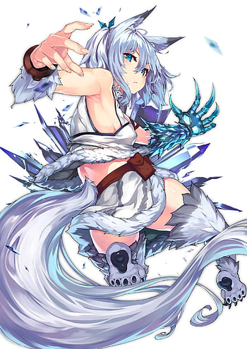 Kaifuku Fan edición, linda vestia, pelo azul HD phone wallpaper