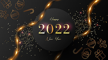 2022 Happy New Year, Year, New, 2022, Happy HD wallpaper