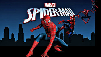 Spiderman Drops In, backgrounds, peter parker, iron man, webs, villians, tv series, cartoons, anime, 1920x1080 only, super heroes, movies, , spiderman HD wallpaper