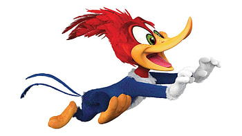 Woody Woodpecker, Animated movie, Funny character, Cartoon backgrounds HD wallpaper