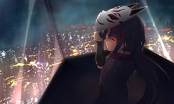 Xyz Character, anime-boy, anime, artist, artwork, digital-art, artstation, mask HD wallpaper