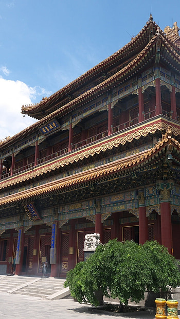 Religious landmark, Lama Temple, Beijing China, Explore Beijing HD phone wallpaper