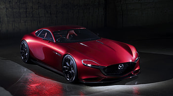 Red Mazda RX-Vision Concept, car HD wallpaper