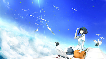 Preview touhou, shameimaru aya, inubashiri momiji HD wallpaper