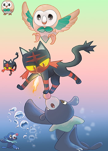 Litten, Pokemon anime, Starter Pokemon, Ambiguous gender HD phone wallpaper