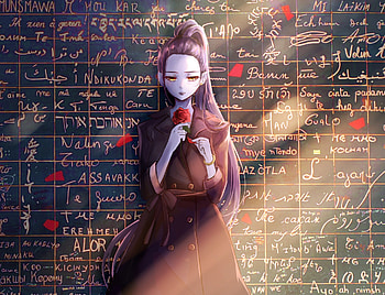 Anime Original , anime, artwork, artist, digital-art, rose HD wallpaper
