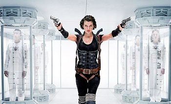 Resident Evil Afterlife, Stunning , High-resolution , Fiery action HD wallpaper