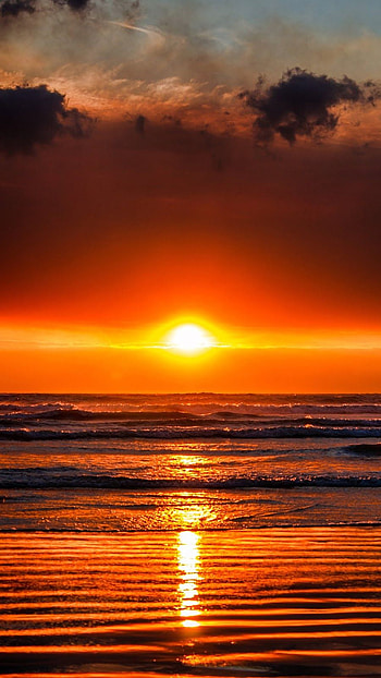Beautiful Sunset And Orange Sky - Most Popular Beautiful Sunset And Orange Sky Background, Sunset Sky HD phone wallpaper