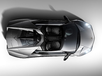 Top View, Lamborghini Reventon HD wallpaper