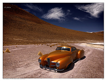 V8 Helmet Retro Concept, custom, auto, car, concept HD wallpaper