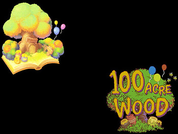 100 Arce Woods (KHII/KH2), logo, kh2, world, 100 arce woods, khii, kingdom hearts 2, kingdom hearts ii HD wallpaper