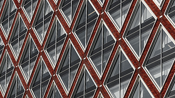 Architecture, Building, Miscellanea, Miscellaneous, Bricks, Facade, Rhombuses, Diamonds HD wallpaper