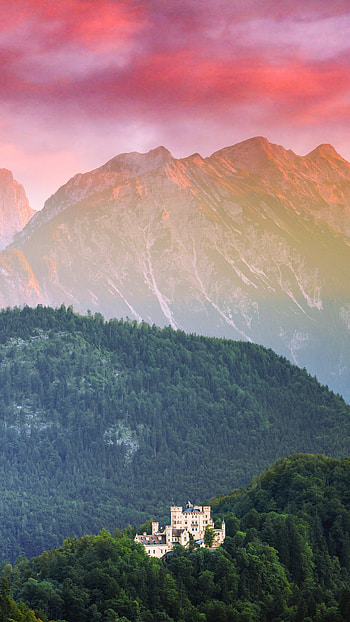 Allgu, Germany landscape, Mountain range, Nature's beauty HD phone wallpaper