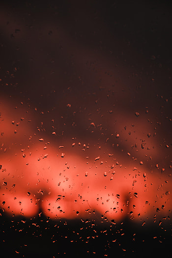 Rain, Drops, Macro, Wet, Glass HD phone wallpaper