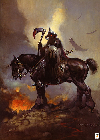 Death Dealer, art, fantasy HD phone wallpaper