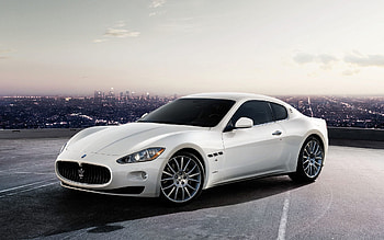 White Maserati, maserati, cars HD wallpaper