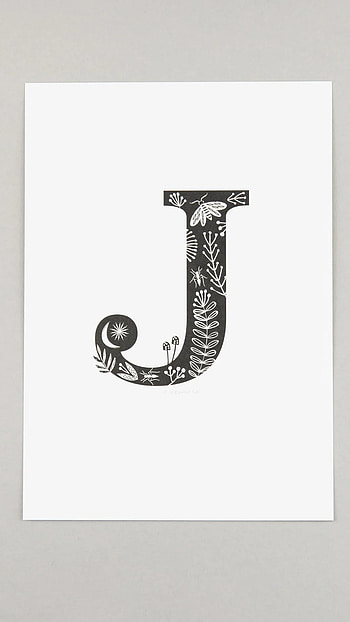 J Name, Lettering HD phone wallpaper