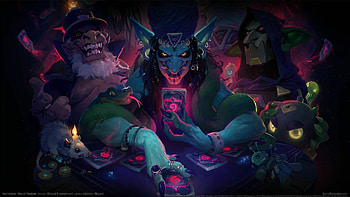 Rise of Shadows , Unique character design, Dark and mysterious, Hearthstone allure HD wallpaper