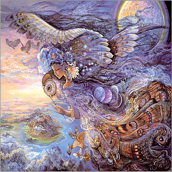 Queen of the night, josephine wall, fantasy, art, queen HD wallpaper