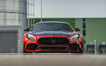 Front view, Prior Design, Mercedes-AMG GT S PD700GTR, 2018 HD wallpaper