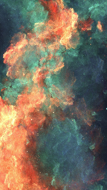 Abstract, Sparks, Multicolored, Motley, Nebula, Cloud, Flaming, Fiery HD phone wallpaper