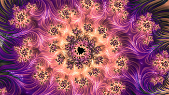 Trippy Psychedelic Fractal, colorful, colors, purple, Abstract, fractal, abstract purple HD wallpaper