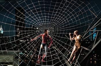 Spider-Man 2: Rooftop Web Duel — Quad, movie, Spider-Man 2 HD wallpaper