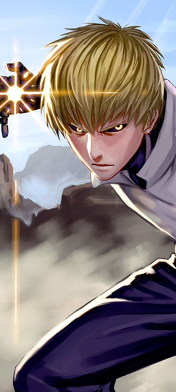 Genos, Anime, One Punch Man HD phone wallpaper