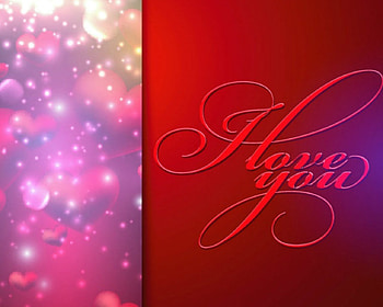 I Love You, hearts, art, love, Valentines HD wallpaper