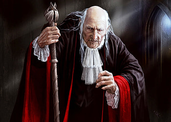 Vampire Godfather, night, gothic, black, man, vampire, dark, old, 3d, fantasy, abstract, cg, red, horror HD wallpaper