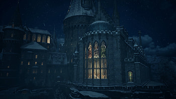 Hogwarts Legacy – Magical Night at the Castle, video game, Hogwarts Legacy HD wallpaper