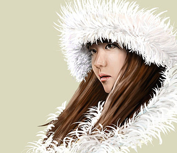 Heavyhearted, winter, alone, young, unknown, woman HD wallpaper