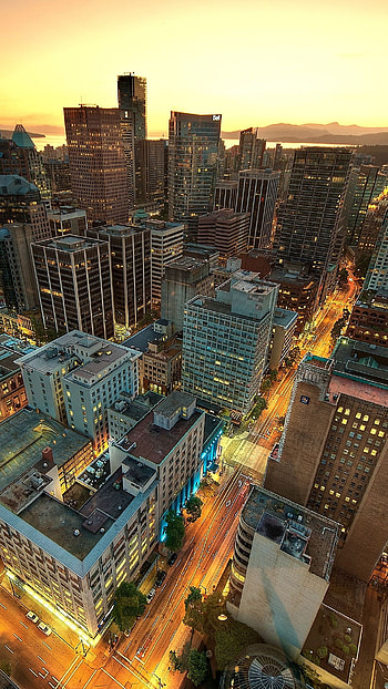Stunning , Vancouver cityscape, Canadian travel destination, Breathtaking views HD phone wallpaper