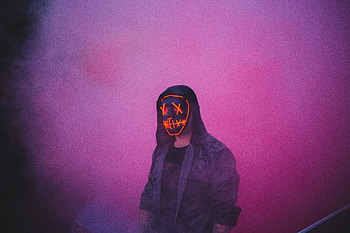 Smoke, Silhouette, Miscellanea, Miscellaneous, Mask, Cloud, Hood HD wallpaper