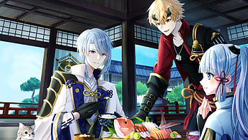 Kamisato Ayaka Kamisato Ayato Thoma Genshin Impact HD wallpaper
