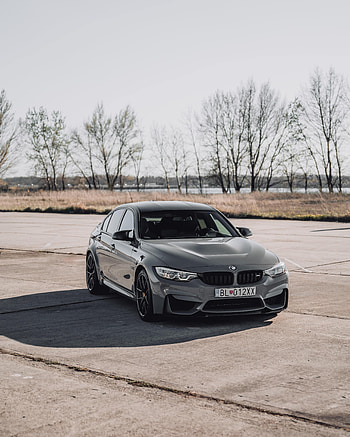 Bmw, Cars, Car, Front View, Machine, Grey HD phone wallpaper
