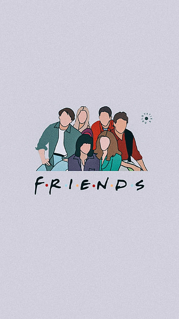 Minimalist, Friends HD phone wallpaper