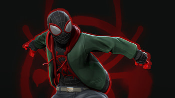 Miles Morales Spiderman, spiderman, superheroes, artwork, digital-art, art, deviantart HD wallpaper