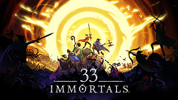 33 Immortals Key Art Banner , video game HD wallpaper