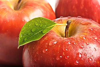 Fruits, Food, Apples, Drops HD wallpaper