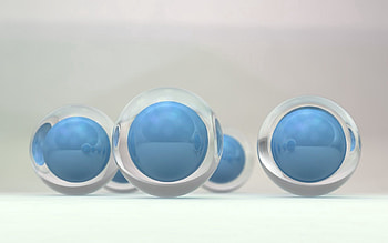 3D, Form, Glass, Balls, Plastic HD wallpaper