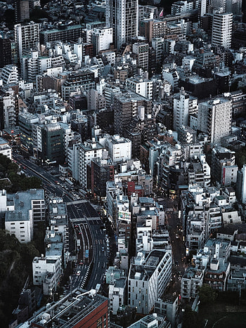 Cities, Architecture, City, Building, Road, Skyscrapers HD phone wallpaper