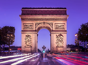 Arc de Triomphe, Magnificent monument, able backgrounds, French elegance HD wallpaper