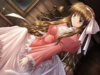 Beautiful, cute, girl, anime, dress HD wallpaper