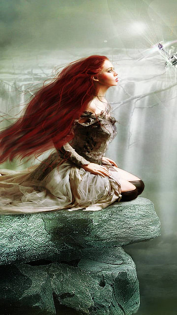 magic, sorceress, fantasy, witch HD phone wallpaper