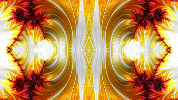 Trippy Psychedelic Fractal, trippy, psychedelic, aesthetic, yellow, orange (Color), Abstract, fractal HD wallpaper