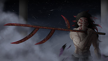 Multiple Eyes Kokushibo With Sword Demon Slayer Kimetsu no Yaiba HD wallpaper