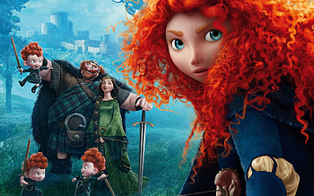 Fergus and Elinor, Brave HD wallpaper