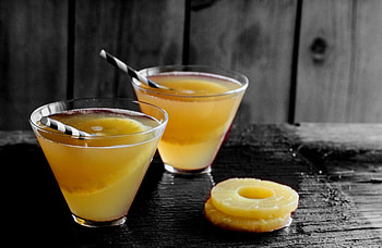 Pineapple Drinks, yellow, pineapples, drinks, pineapple, drink HD wallpaper